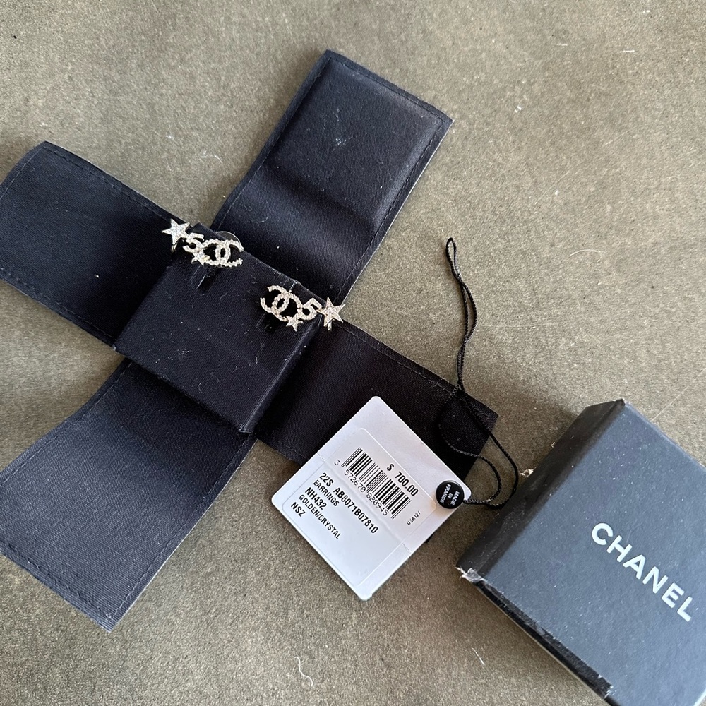 Chanel Star Earrings